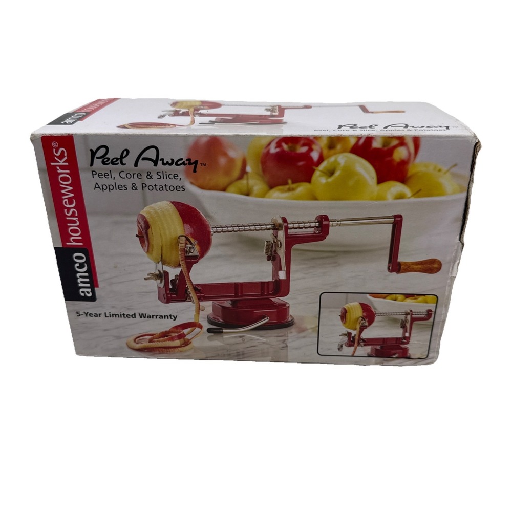 Swing A Way Peel Away Cast Iron Apple Peeler‎ with Suction-cup